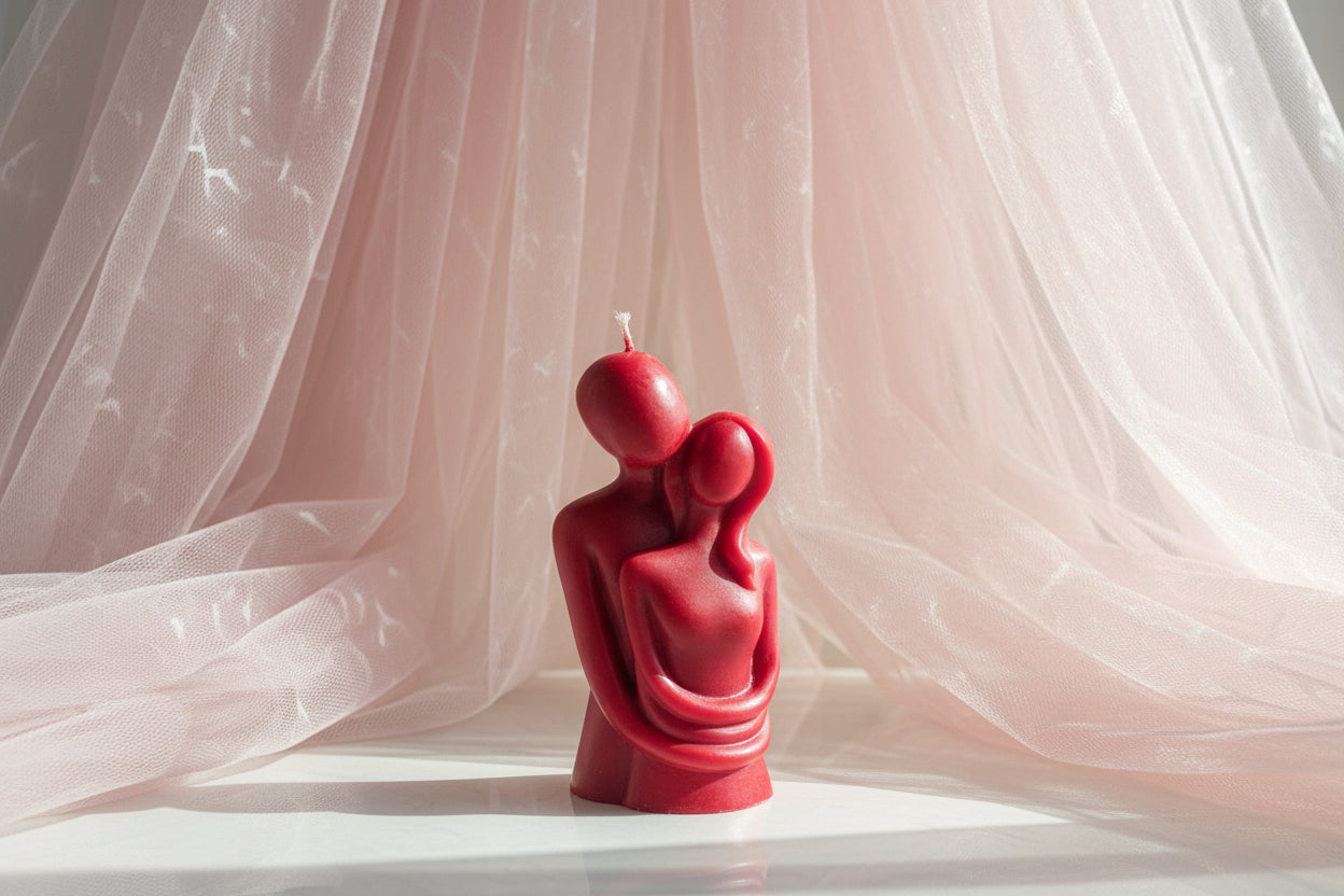 Lovers Embrace Candle