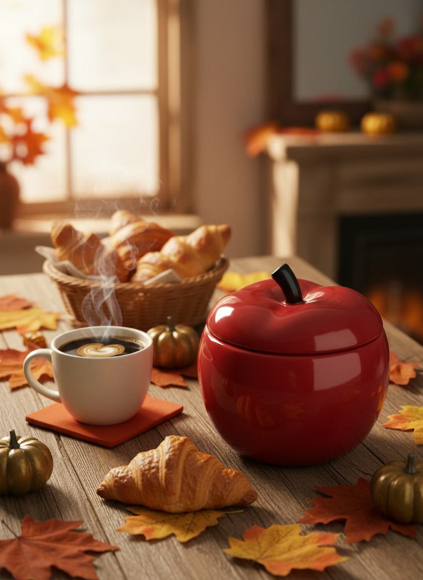 Red Apple Wax Melt Burner 🍎