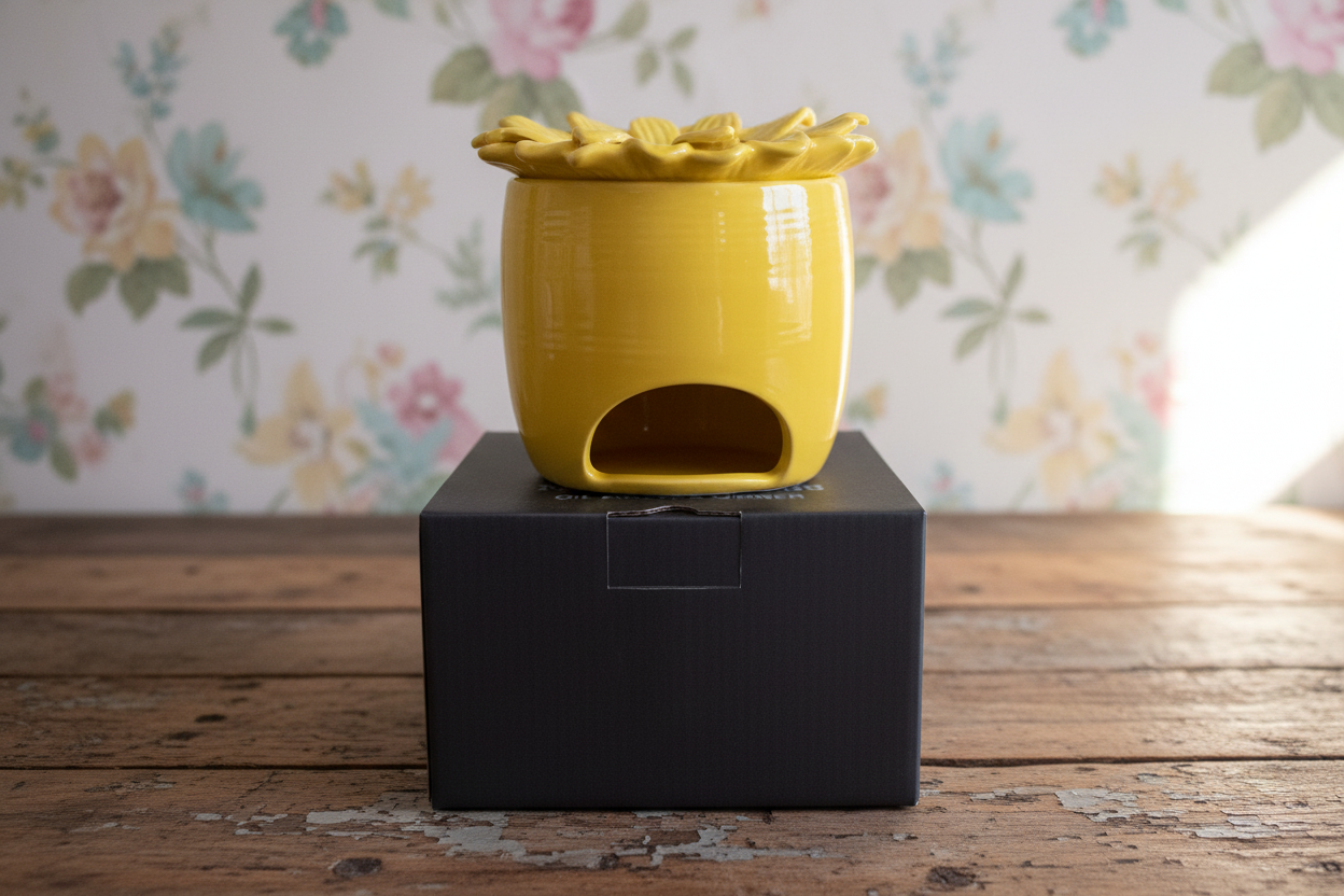 🌼 Flower Wax Burner - Κεραμικός Αρωματιστής Χώρου