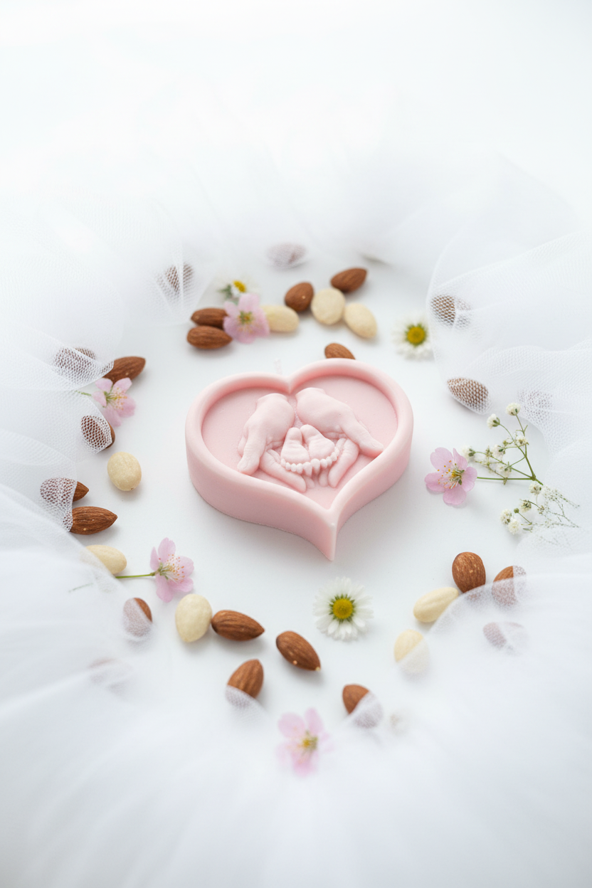 Θήκη Mama & Αρωματικό Κερί Σόγιας | Δώρο Baby Shower - Βάπτιση