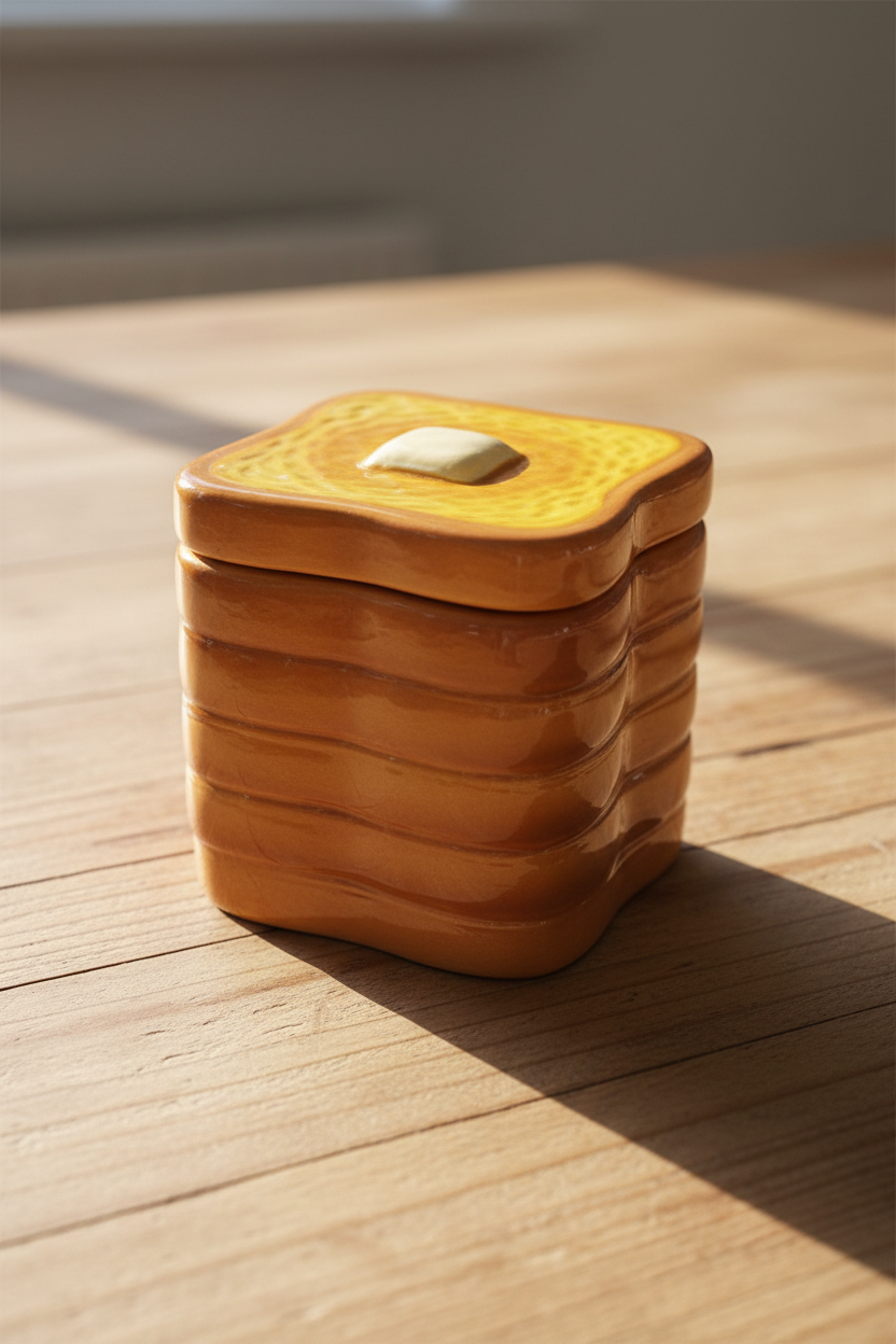 Toast Stack Wax Melt Burner 🍞