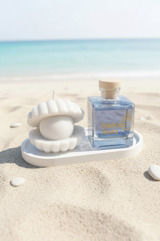 Shell & Pearl Handmade Soy Candle