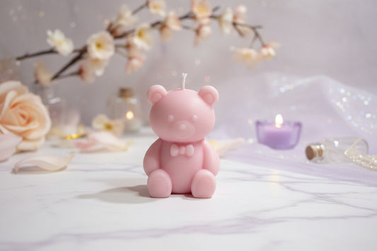 Mini Baby Bear - Μίνι Κερί Αρκουδάκι | Ενθύμιο Βάπτισης & Baby Shower