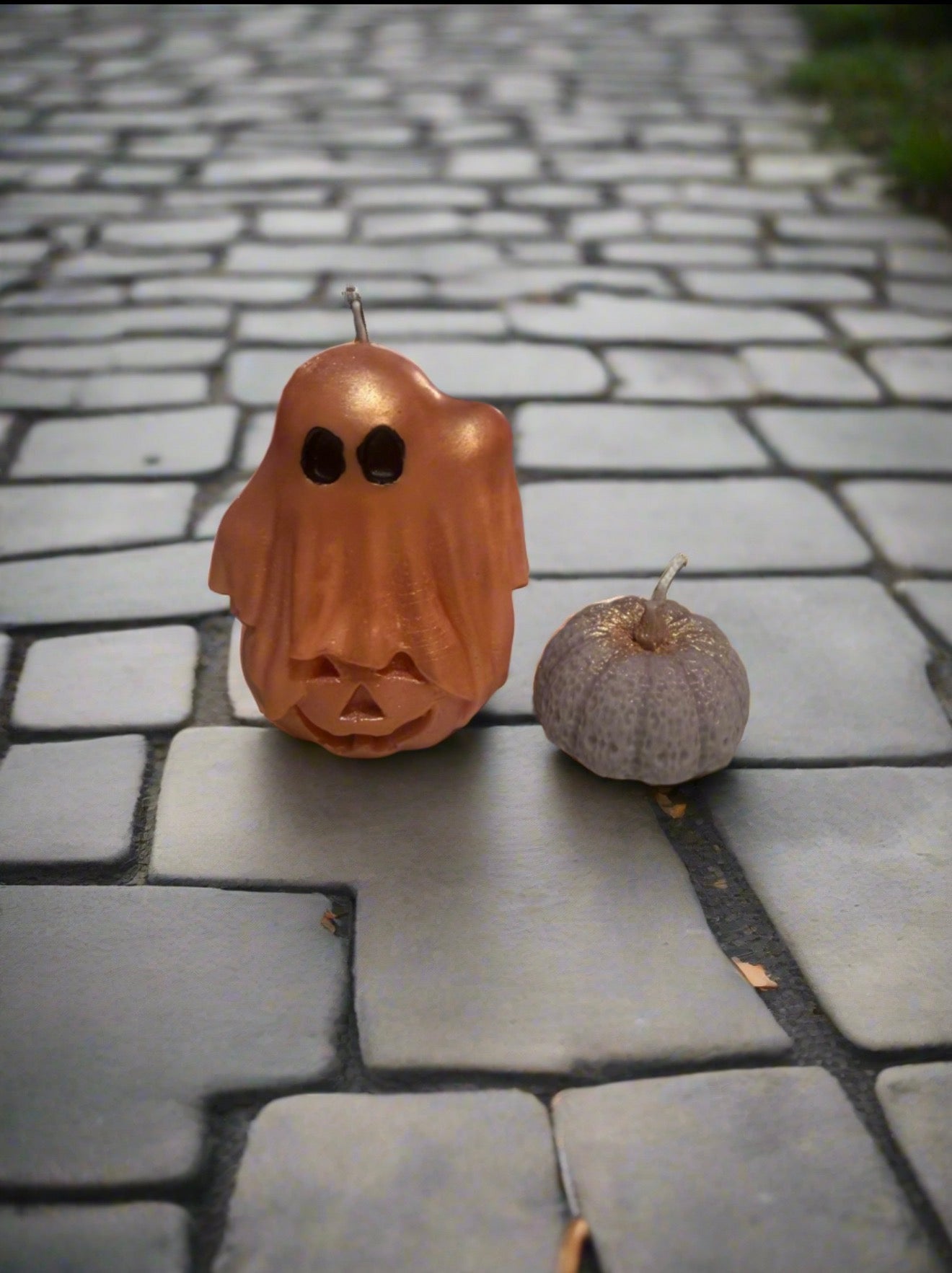 👻 Pumpkin Ghost Candle – Spooky & Sweet Halloween Scented Candle 🎃