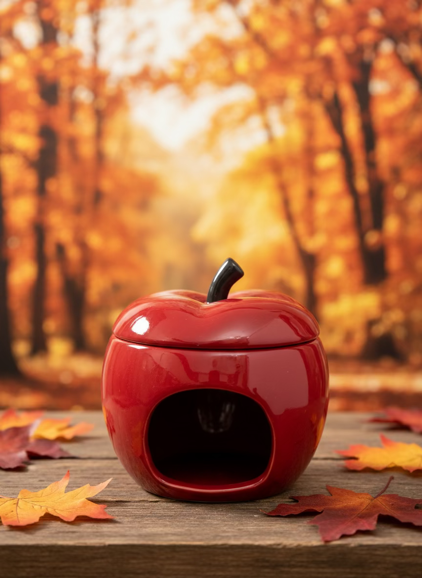 Red Apple Wax Melt Burner 🍎