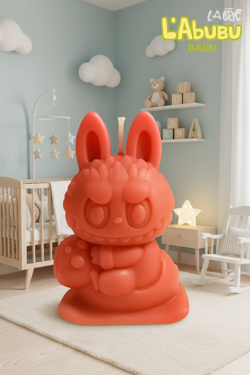 Labubu Candle Charm – Handmade Mini Edition