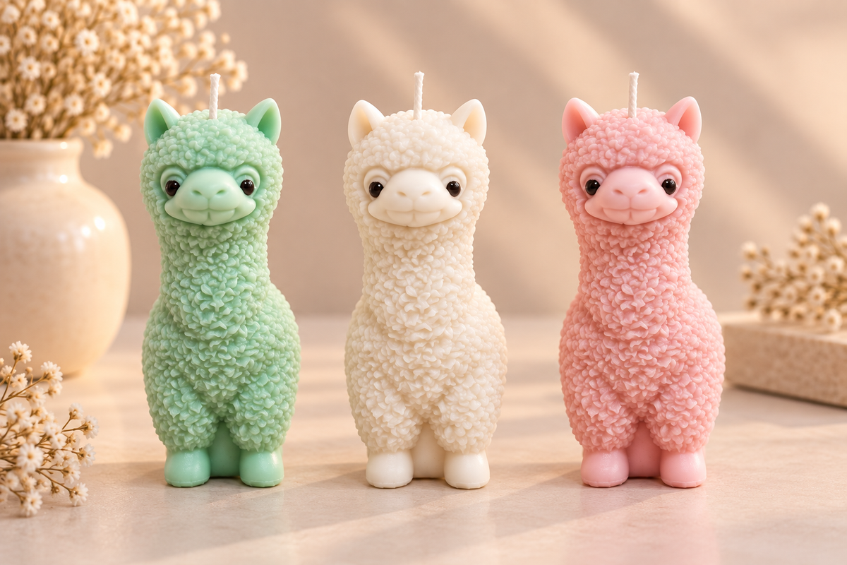 Χειροποίητο Κερί Alpaca