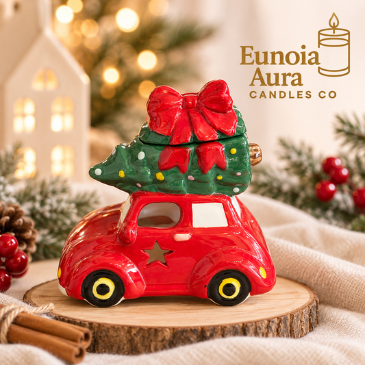 Red Car with Christmas Tree – Aroma Burner