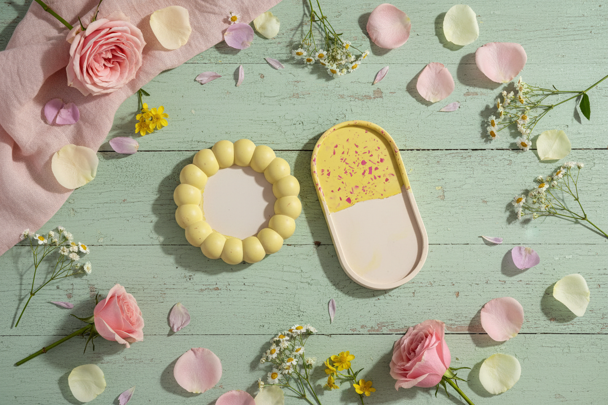 Bubble Trinket Dish Set of 2 - Terrazzo