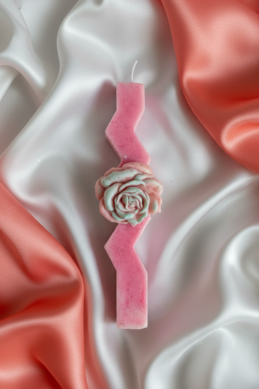 Λαμπάδα Rose Gold Flower