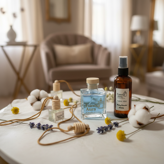 Mystic Diffuser Gift Set | Car · Reed · Fabric Mist
